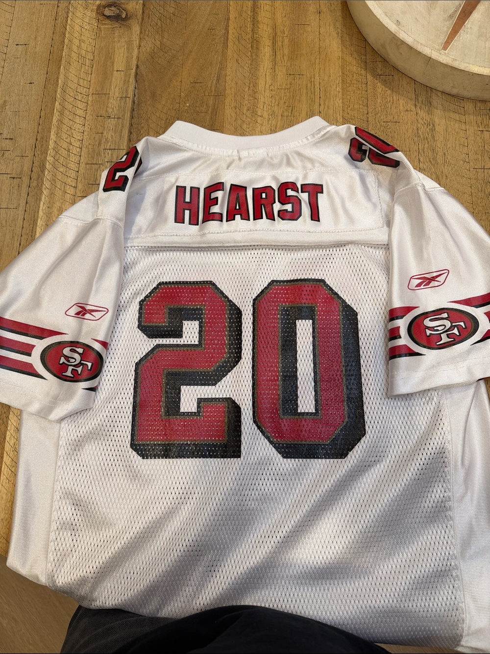 White San Francisco 49ers #20 Jersey - Hearst